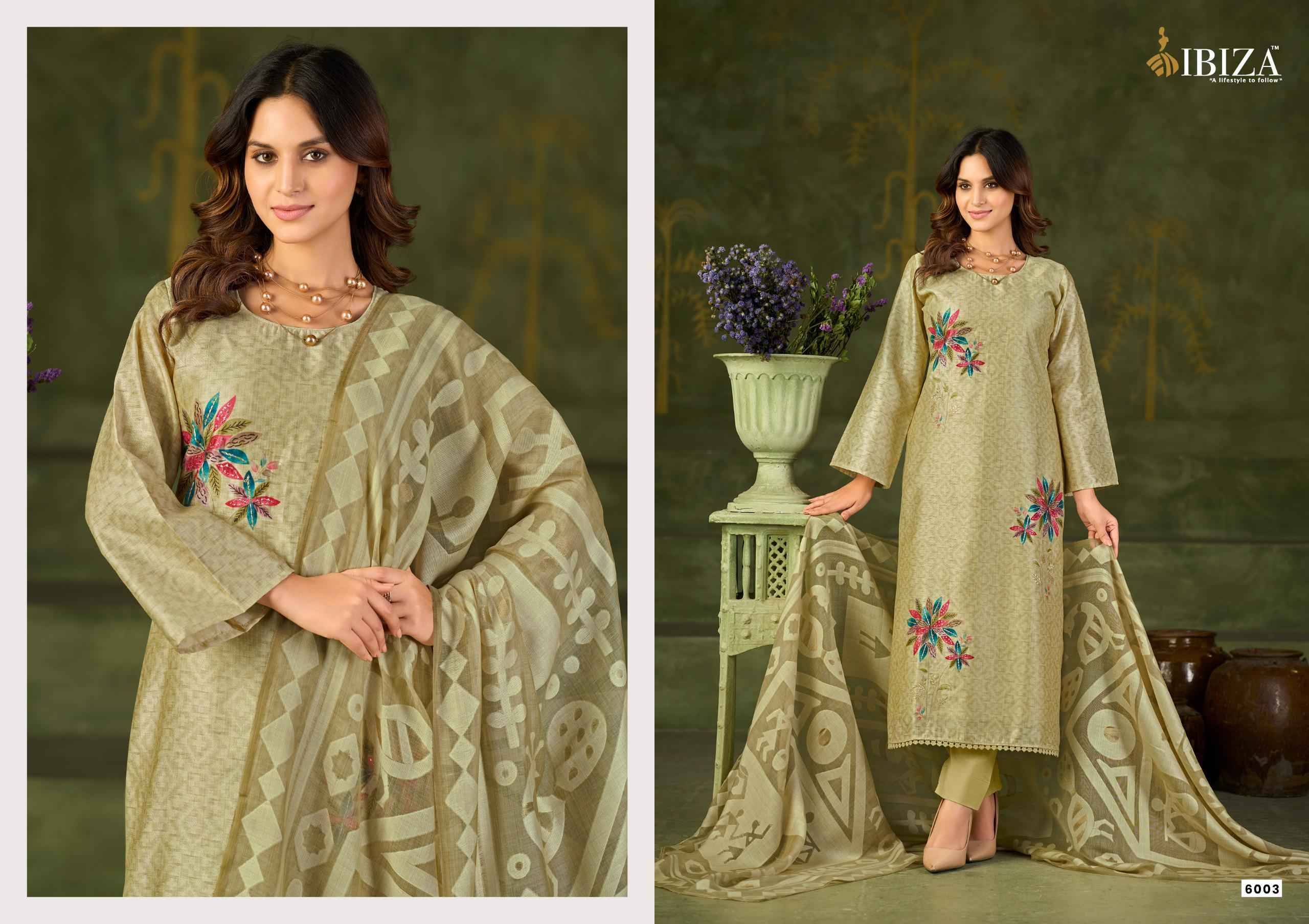 ONERA By Ibiza 6001 to 6004 Series Designer Festive Suits Beautiful Fancy Stylish Colorful Party Wear & Occasional Wear Digital print Dresses At Wholesale Price